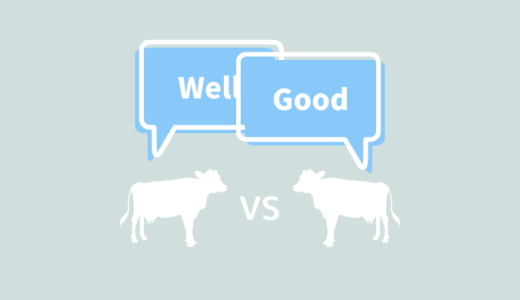 「Well」と「Good」の違いを文法的・意味的に解説してみた