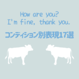 【How are you? →I'm fine, thank you】からはもう卒業！コンディション別切り替えし表現17選